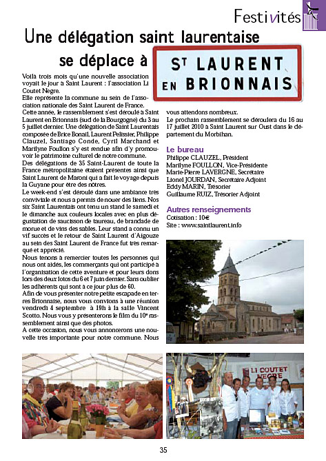 Le journal de la commune N°3 - juillet 2009