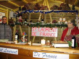Les Saint-Laurent de France font leur marché de Noël
