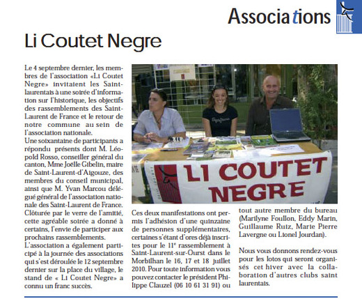 Le journal de la commune N° 4 - janvier 2010 Le journal de la commune N° 4 - janvier 2010