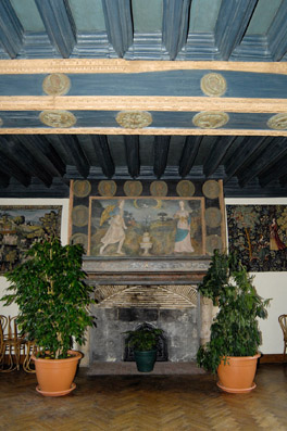 La cheminée de la salle de la mairie. La cheminée de la salle de la mairie.