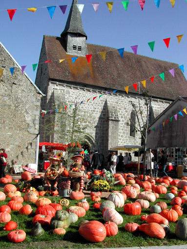 Fête de la citrouille à Saint-Laurent (Creuse)