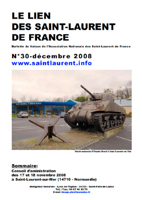 Lien N°30 - bulletin de liaison des Saint-Laurent de France