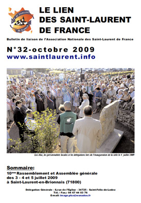 Lien N° 32 - Bulletin de liaison des Saint-Laurent de France