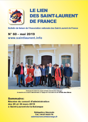 Lien n°60 - Bulletin de liaison des Saint-Laurent-de-France