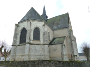 Le chœur, la chapelle de la Vierge et la sacristie nord