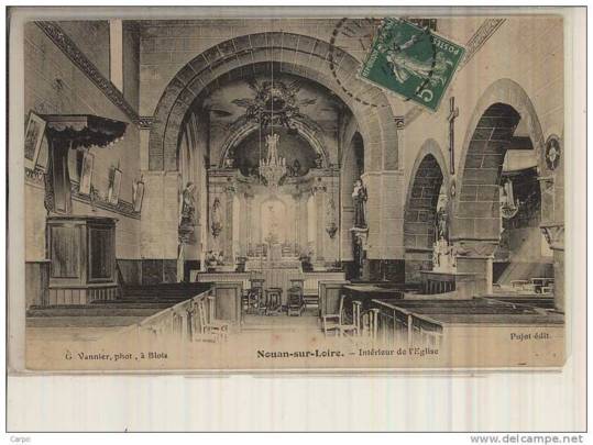L'église saint Aignan de Nouan sur Loire L'église saint Aignan de Nouan sur Loire
