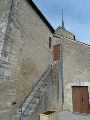 L'escalier en pierre construit en 1842