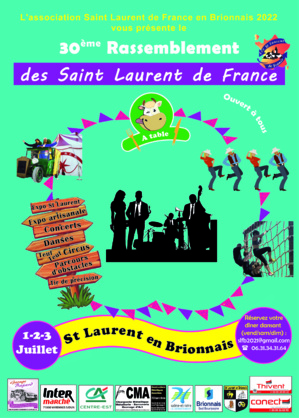 30° rassemblement des Saint-Laurent de France - info dernière 30° rassemblement des Saint-Laurent de France - info dernière