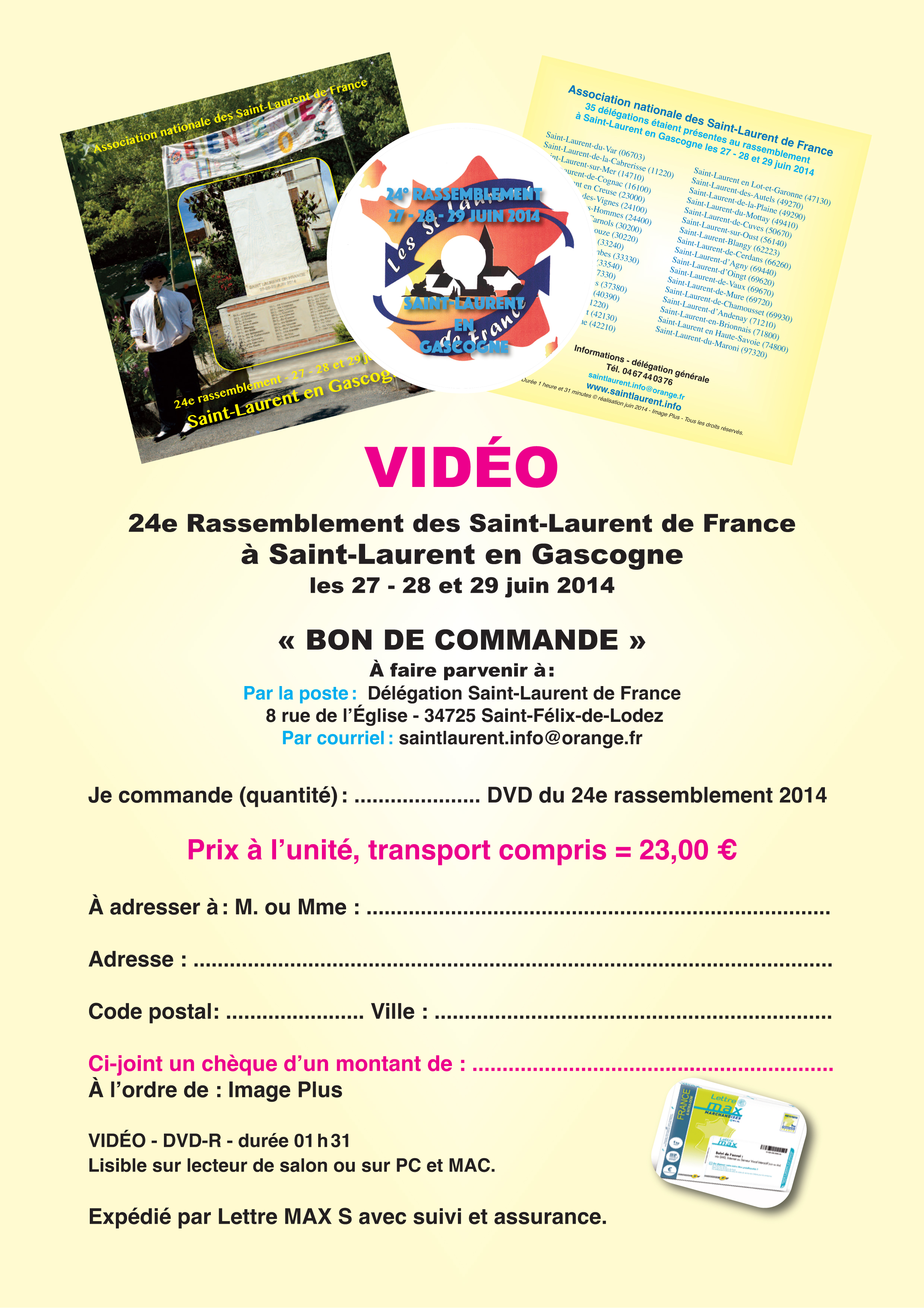 VIDEO du 24° rassemblement à Saint-Laurent en Gascogne