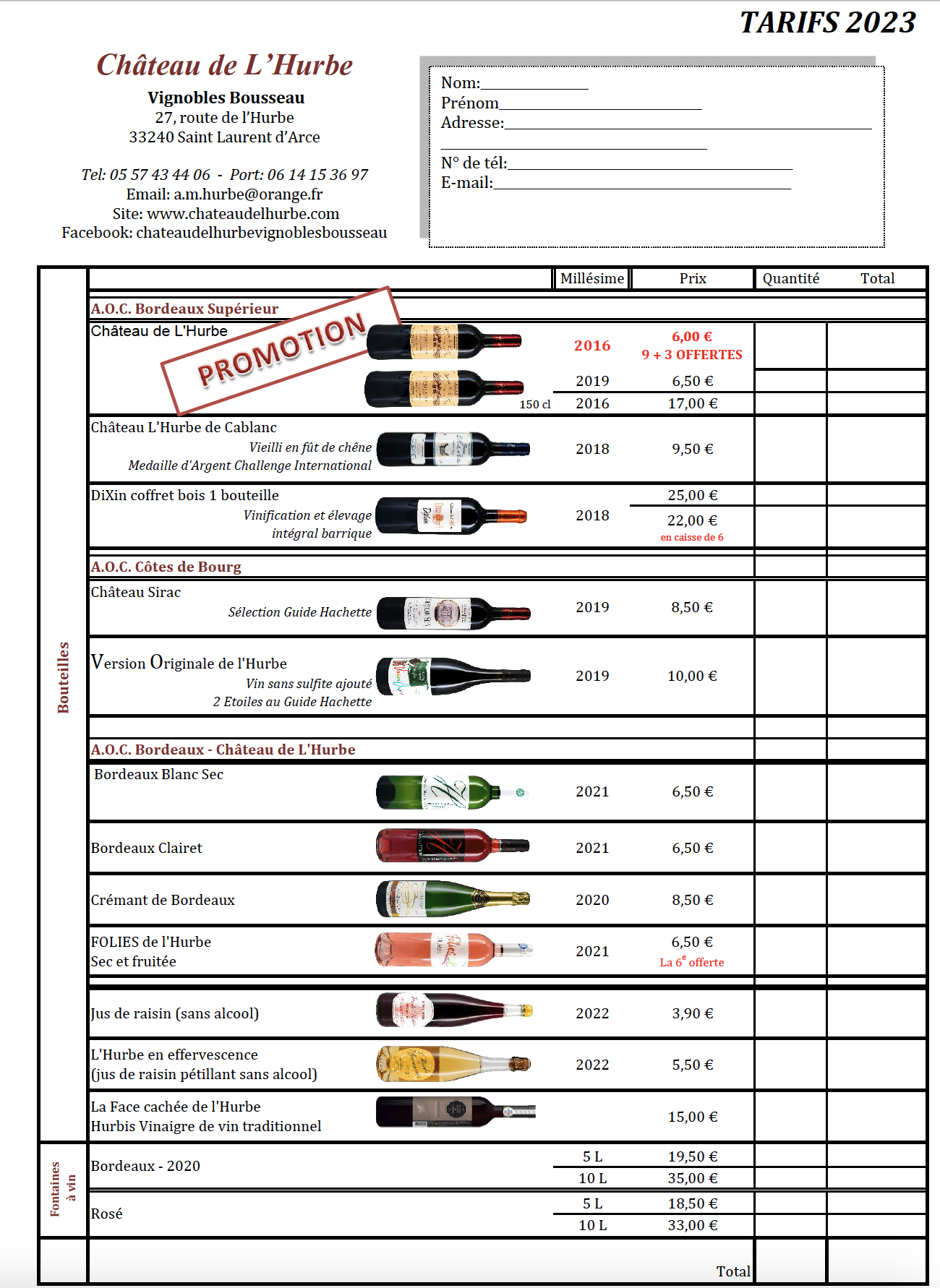Saint-Laurent-d'Arce - EARL VIGNOBLES BOUSSEAU