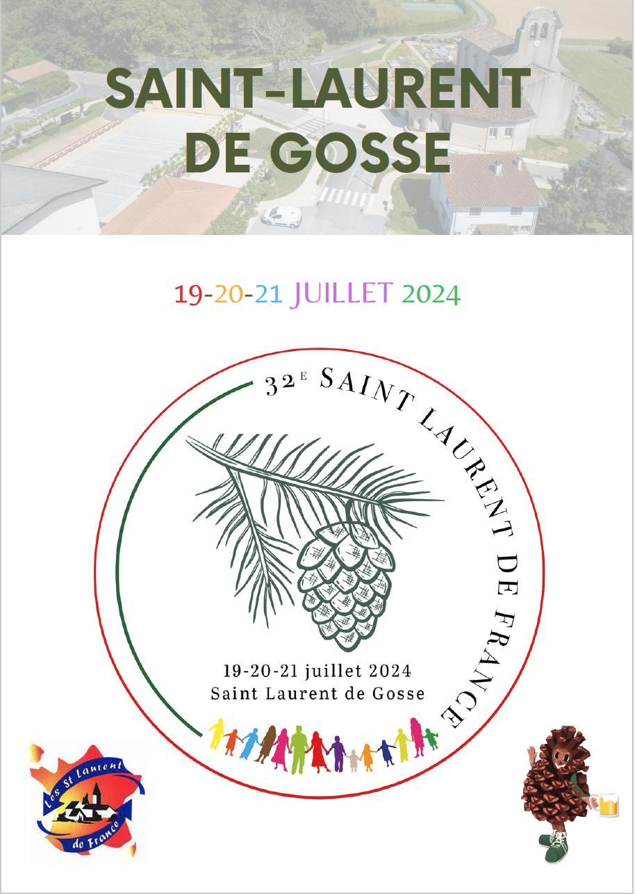 32° rassemblement - Saint-Laurent-de-Gosse 19 - 20 - 21 juillet 2024 - 3° livret