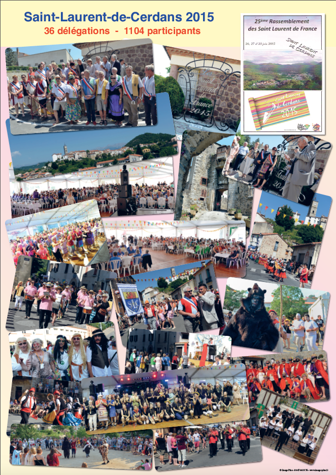 Affiche du 25° rassemblement 2015 - Saint-Laurent-de-Cerdans Affiche du 25° rassemblement 2015 - Saint-Laurent-de-Cerdans