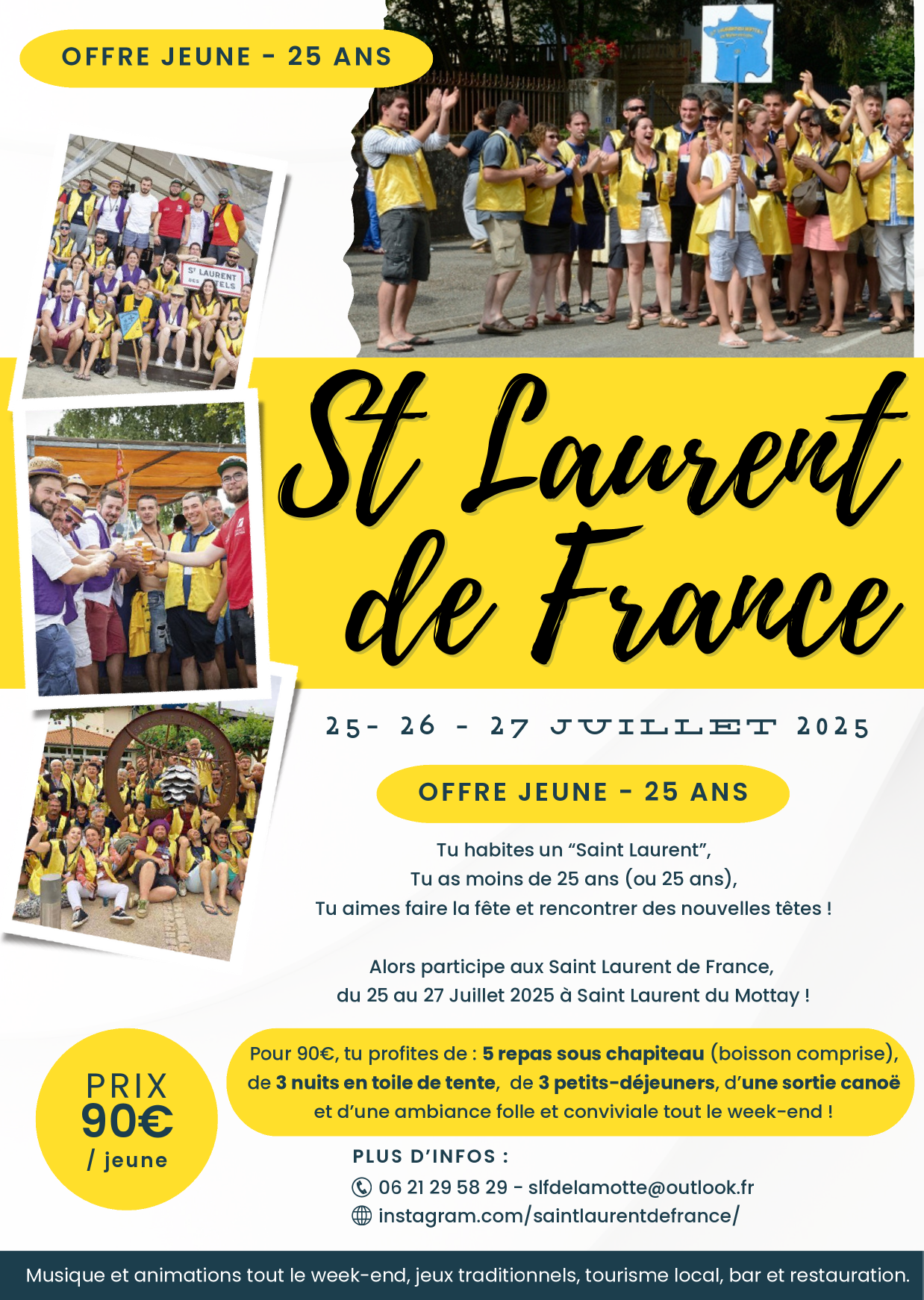 Saint-Laurent-du-Mottay - 33° rassemblement - Information N°2