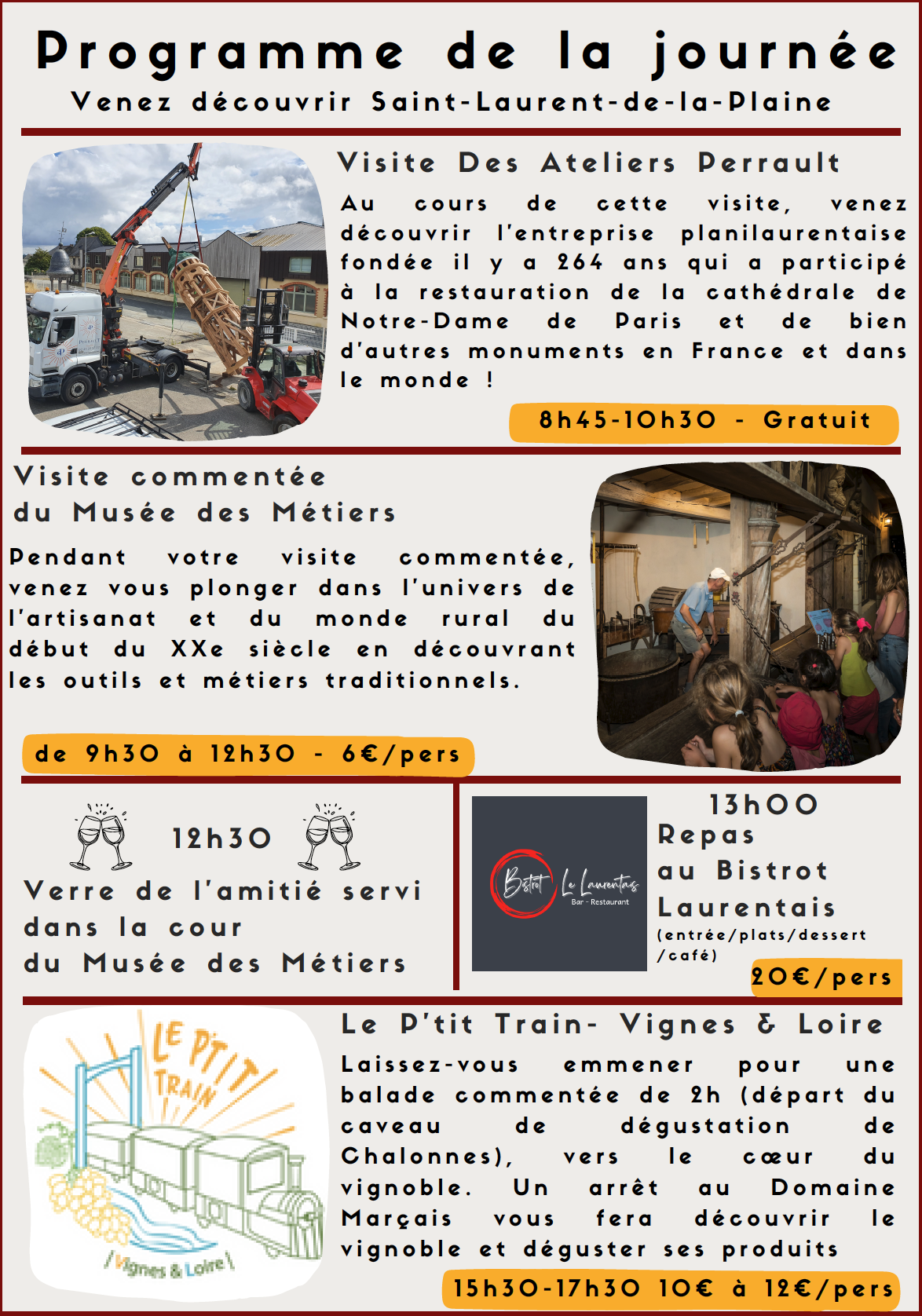 Saint-Laurent-du-Mottay - 33° rassemblement - Information N°4