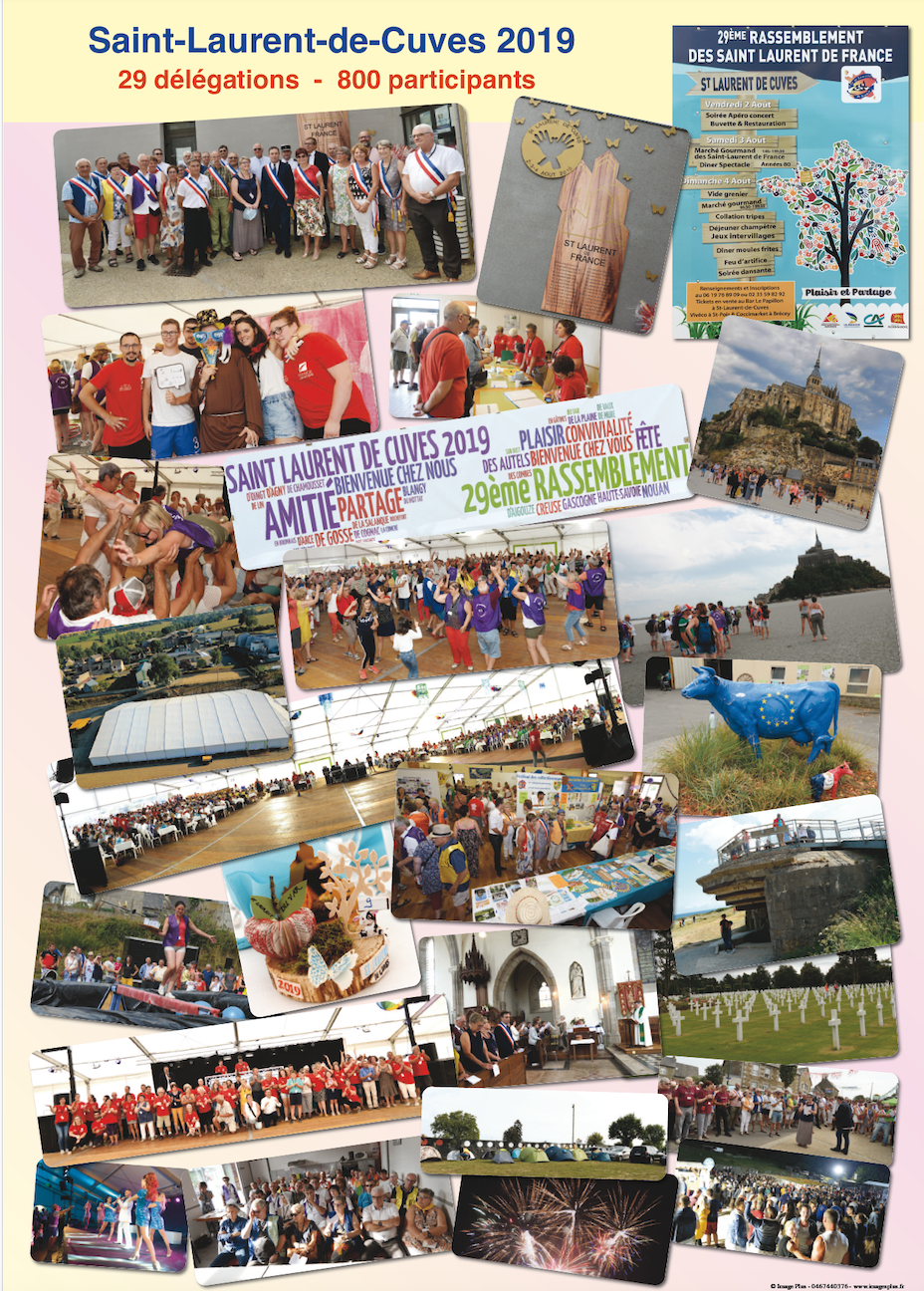 Affiche du 29° rassemblement 2019 - Saint-Laurent-de-Cuves